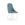 Стул на металлокаркасе Kora light blue, white