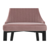 Стул на металлокаркасе Kora light purple, black