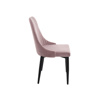 Стул на металлокаркасе Kora light purple, black