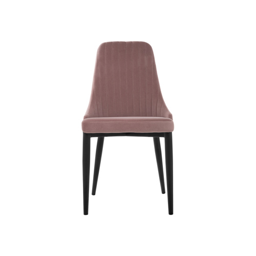 Стул на металлокаркасе Kora light purple, black