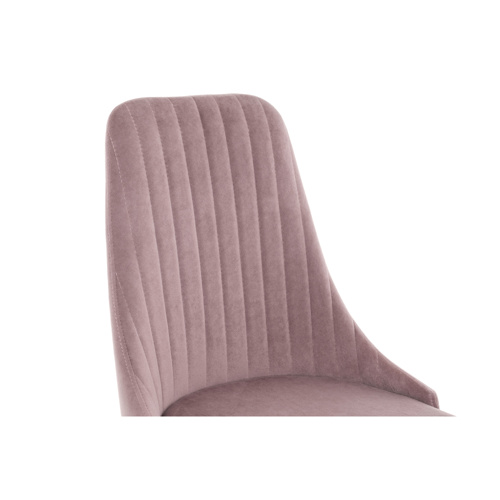 Стул на металлокаркасе Kora light purple, black
