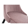 Стул на металлокаркасе Kora light purple, black