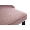 Стул на металлокаркасе Kora light purple, black