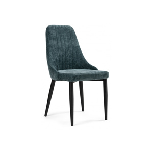 Стул на металлокаркасе Kora sea wave, black