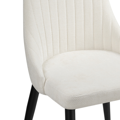 Стул на металлокаркасе Kora white, black