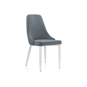 Стул на металлокаркасе Kora white, gray