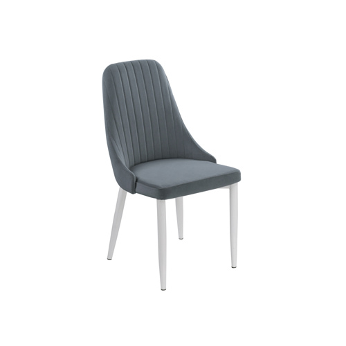 Стул на металлокаркасе Kora white, gray