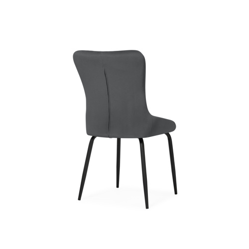 Стул на металлокаркасе Lado gray, black