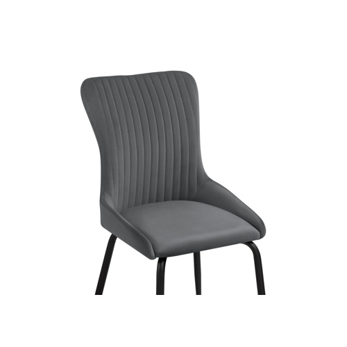 Стул на металлокаркасе Lado gray, black