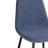 Стул на металлокаркасе Lilu dark blue, black