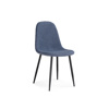 Стул на металлокаркасе Lilu dark blue, black