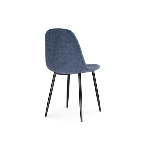 Стул на металлокаркасе Lilu dark blue, black