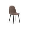 Стул на металлокаркасе Lilu dark brown, black