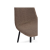 Стул на металлокаркасе Lilu dark brown, black