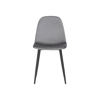 Стул на металлокаркасе Lilu dark grey, black