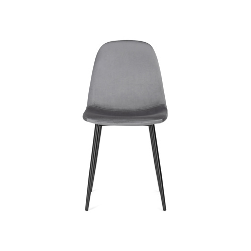 Стул на металлокаркасе Lilu dark grey, black