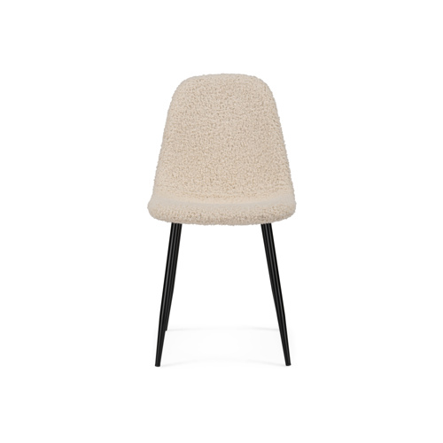 Стул на металлокаркасе Lilu white, black