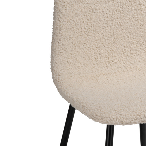 Стул на металлокаркасе Lilu white, black