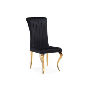 Стул на металлокаркасе Lund black, gold