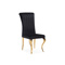 Стул на металлокаркасе Lund black, gold
