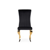Стул на металлокаркасе Lund black, gold