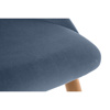 Стул на металлокаркасе Morgan blue, wood