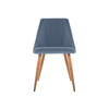 Стул на металлокаркасе Morgan blue, wood