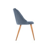 Стул на металлокаркасе Morgan blue, wood