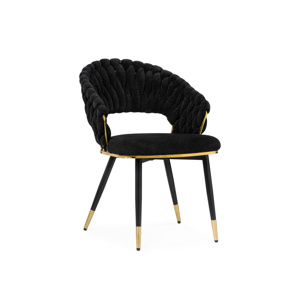 Стул на металлокаркасе Rakel black, gold