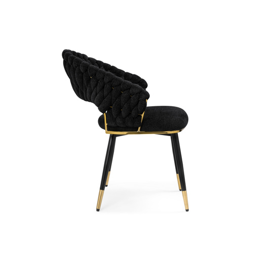 Стул на металлокаркасе Rakel black, gold