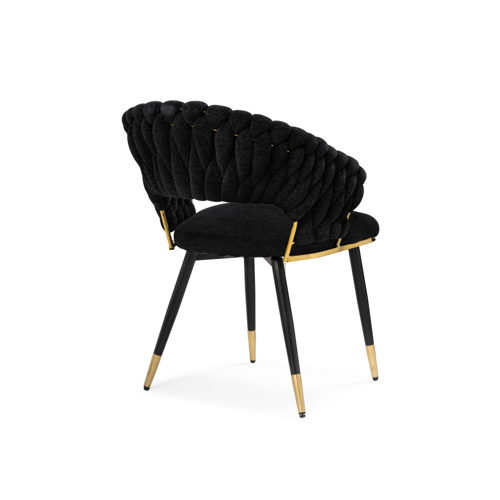 Стул на металлокаркасе Rakel black, gold