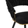 Стул на металлокаркасе Rakel black, gold