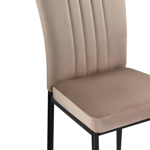 Стул на металлокаркасе Rek cappuccino, black