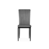Стул на металлокаркасе Rek dark gray, black