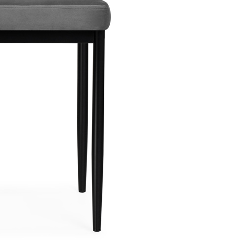 Стул на металлокаркасе Rek dark gray, black