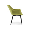 Стул на металлокаркасе Remo khaki, black