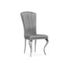 Стул на металлокаркасе Sally dark grey, steel