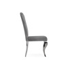 Стул на металлокаркасе Sally dark grey, steel