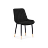 Стул на металлокаркасе Seda 1 black, gold, black