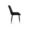 Стул на металлокаркасе Seda 1 black, gold, black