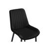 Стул на металлокаркасе Seda 1 black, gold, black