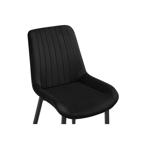 Стул на металлокаркасе Seda 1 black, gold, black