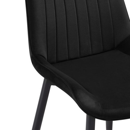 Стул на металлокаркасе Seda 1 black, gold, black