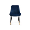 Стул на металлокаркасе Seda 1 dark blue, gold, black