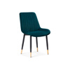Стул на металлокаркасе Seda 1 green, gold, black