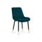 Стул на металлокаркасе Seda 1 green, gold, black
