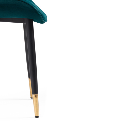 Стул на металлокаркасе Seda 1 green, gold, black