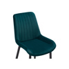 Стул на металлокаркасе Seda 1 green, gold, black
