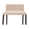 Стул на металлокаркасе Tod beige, black