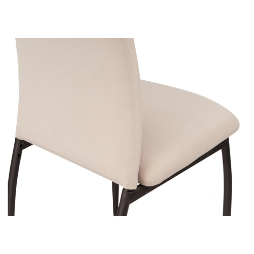 Стул на металлокаркасе Tod beige, black